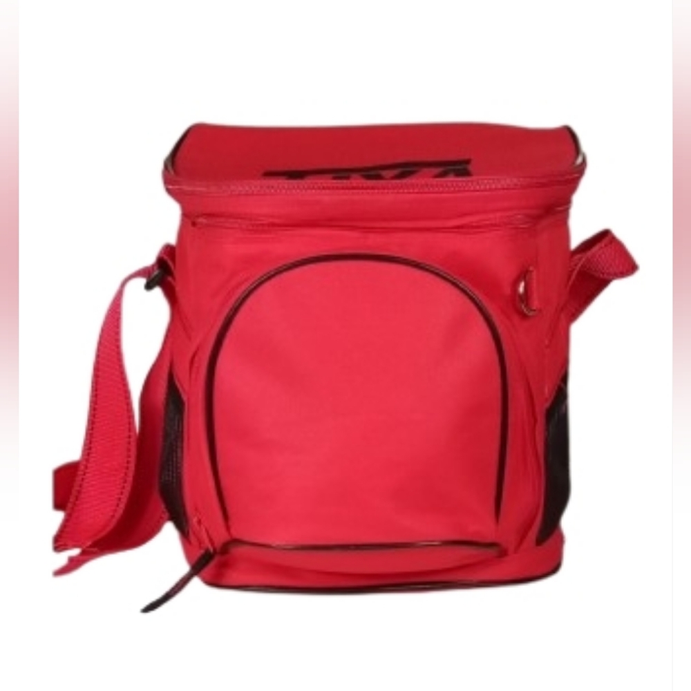 Red & Black 12 Pack Road Trip Insulated Golf Cooler Lunch Bag